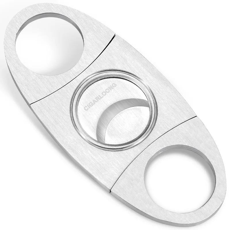 Stainless Steel Cigar Cutter Metal Guillotine Cigar Scissors Gift Portable Smoking Accessories For Man cool gadgets