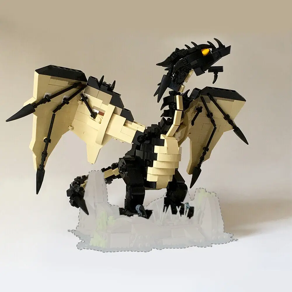 

Dragon Perfect for Castle Scene Height: 10 Inches 704 Pieces MOC Build Gift