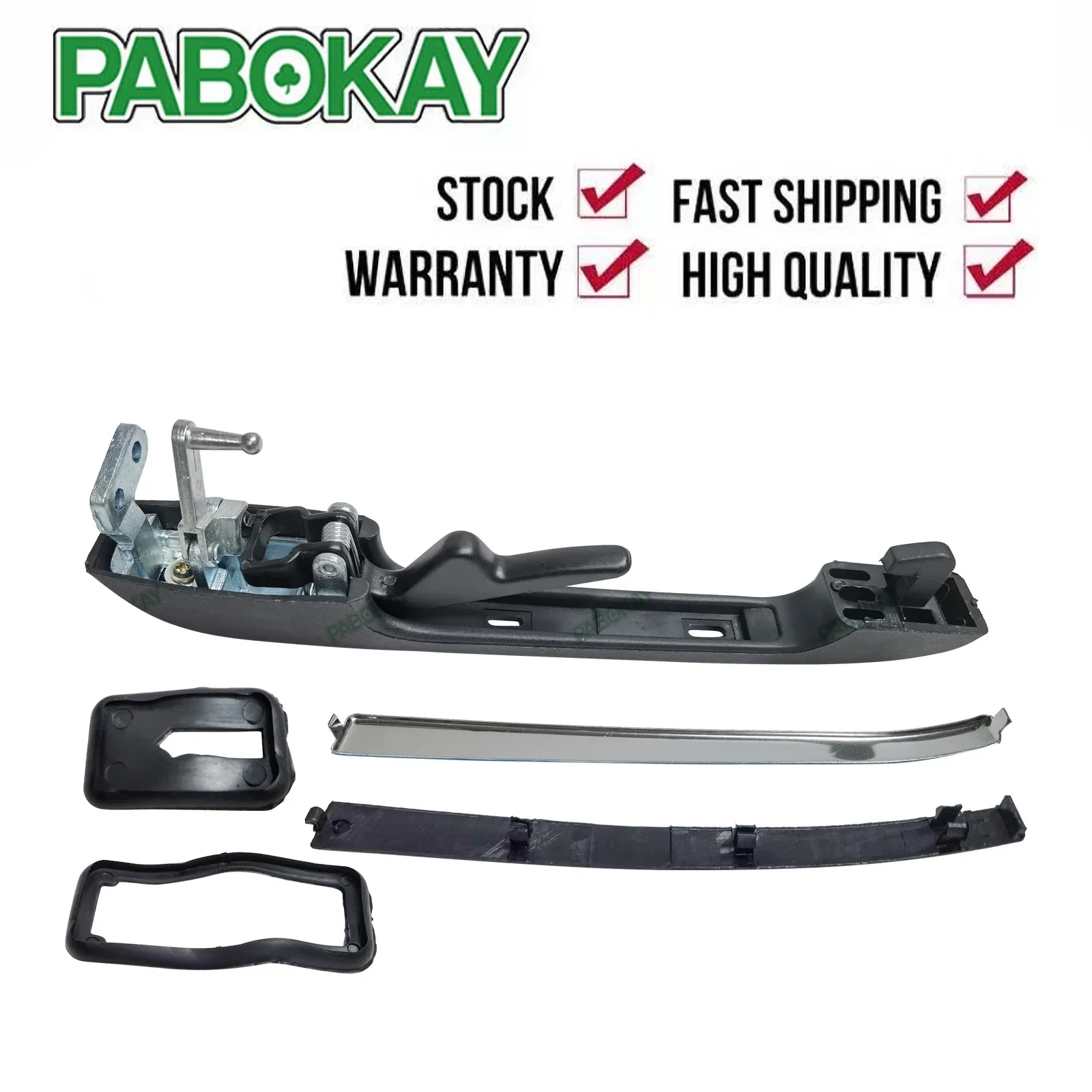 

1 piece x 443839205B For 1982-1991 Audi 100 200 5000 Quattro Sedan Rear Left Driver Outer Door Handle