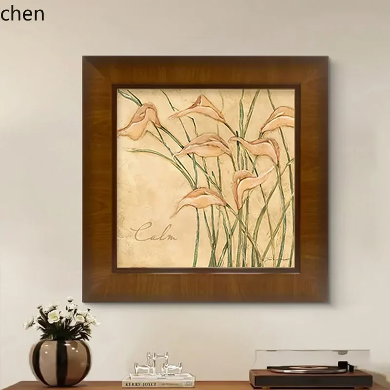 modern retro living room decorative painting - high-end american style entryway, bedroom, dining  low cabinet hanging art