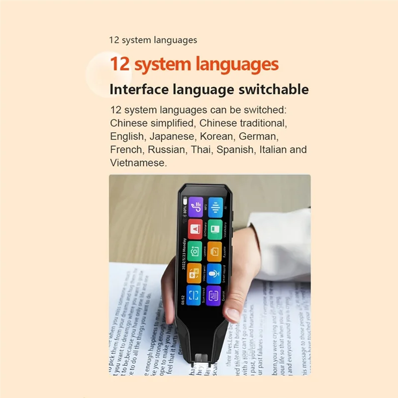 

Efficient Multifunction Voice Translation Pen 134 Language Translator Pen Offline Translation Pen Intelligent Dictionary Pen