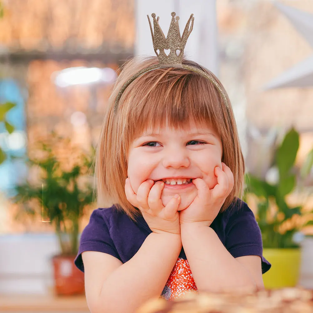 

2Pcs Crown Headb Princess Girls Headb s for Kids 8 12 Birthday Party Accessories ABS Plastic Non woven Fabric Safe Material
