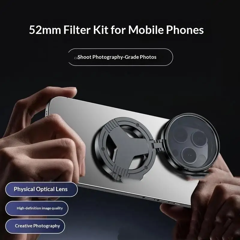 【D】Magnetic CPL Filter For 15 14 13 12 Pro Max Plus, Universal Circular Polarizer Lens For Phone Camera, HD Opt