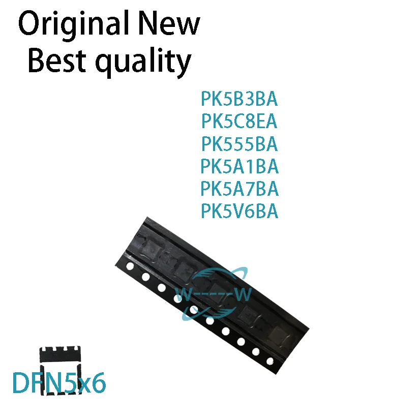 (5 PCS)NEW PK5B3BA PK5C8EA PK555BA PK5A1BA PK5A7BA PK5E4BA PK5B9BA DFN5x6 MOSFET IC Chip electronic