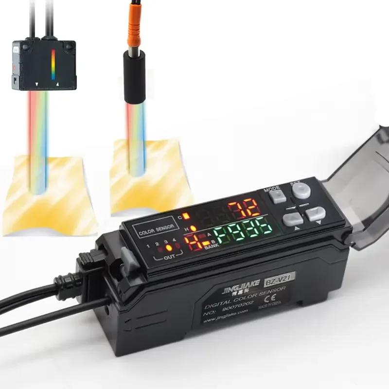 for BZ-V21 Four-way Output Memory Eight-color Photoelectric Switch Color Code Sensor Replaces CZ-V1