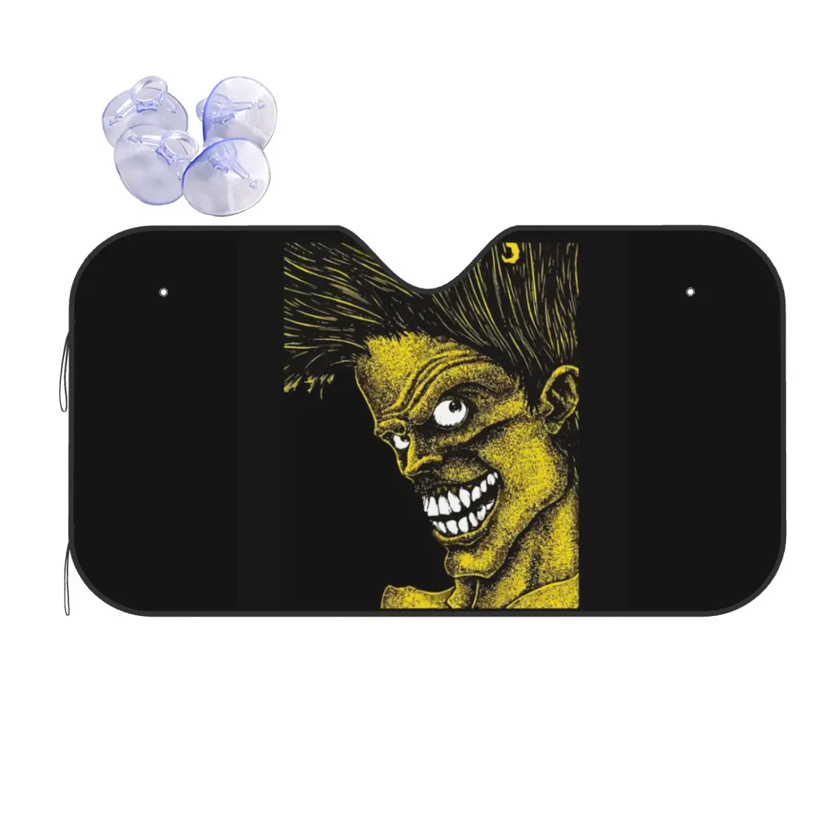 

Awesome Cramps Graphic Sunshade Windscreen Car Front Windshield Window Sun Visor Accessories Covers