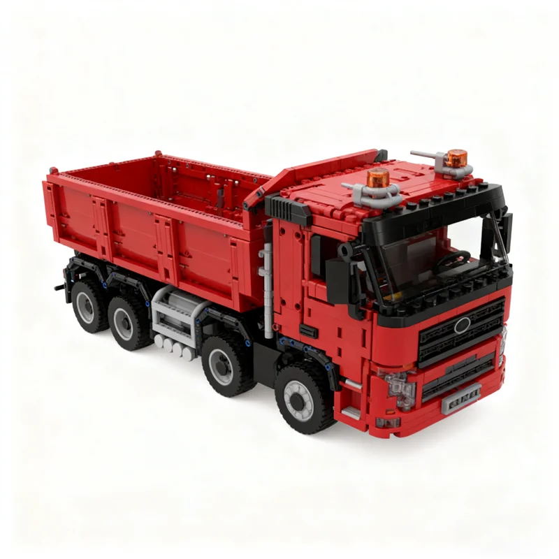 3384 قطعة MOC فولفويد Fm شاحنة قلابة النموذج الفني اللبنات ألعاب البناء تجميع لتقوم بها بنفسك هدية الكريسماس فكرة الإبداعية