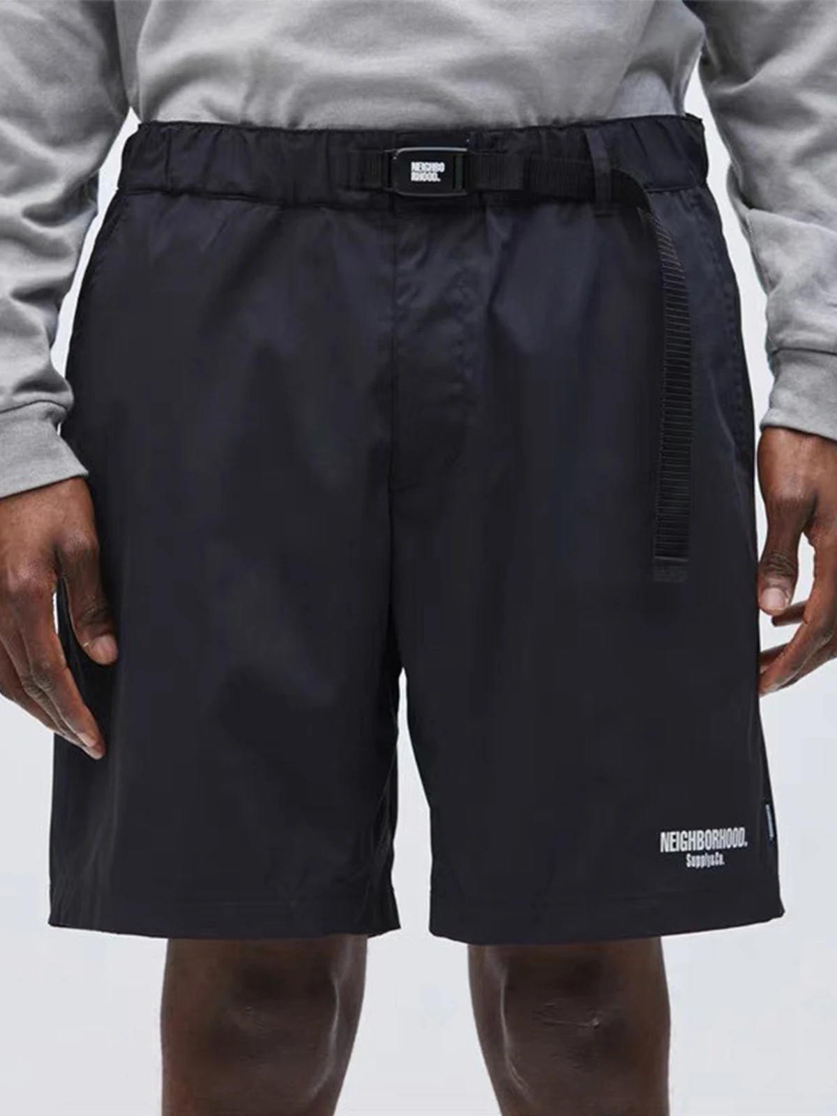 

Мужские повседневные брюки Qui Dry: свободные, с поясом, рабочие, летние, молодежные, с низкой талией, прямые штанины, базовые цвета