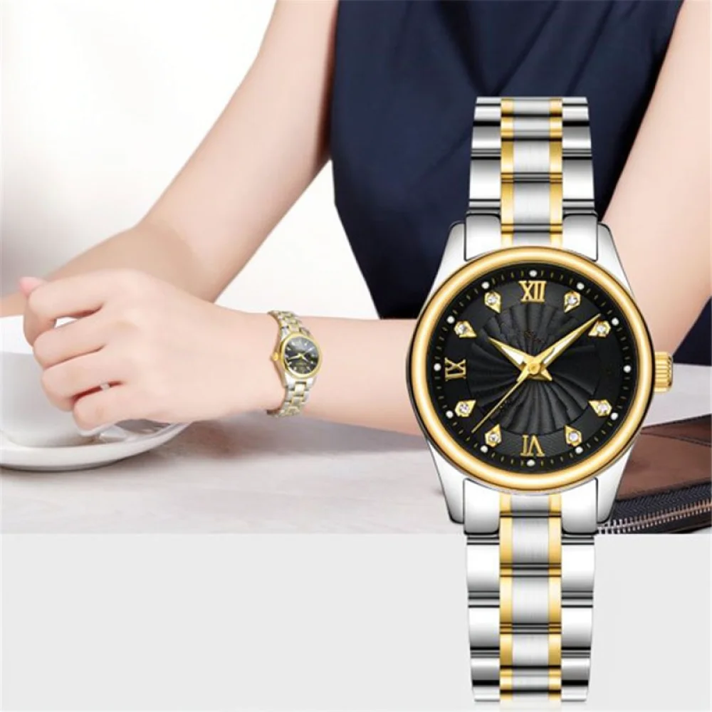 Luxury Ceramic Watch - Elegante Orologio al Quarzo da Donna
