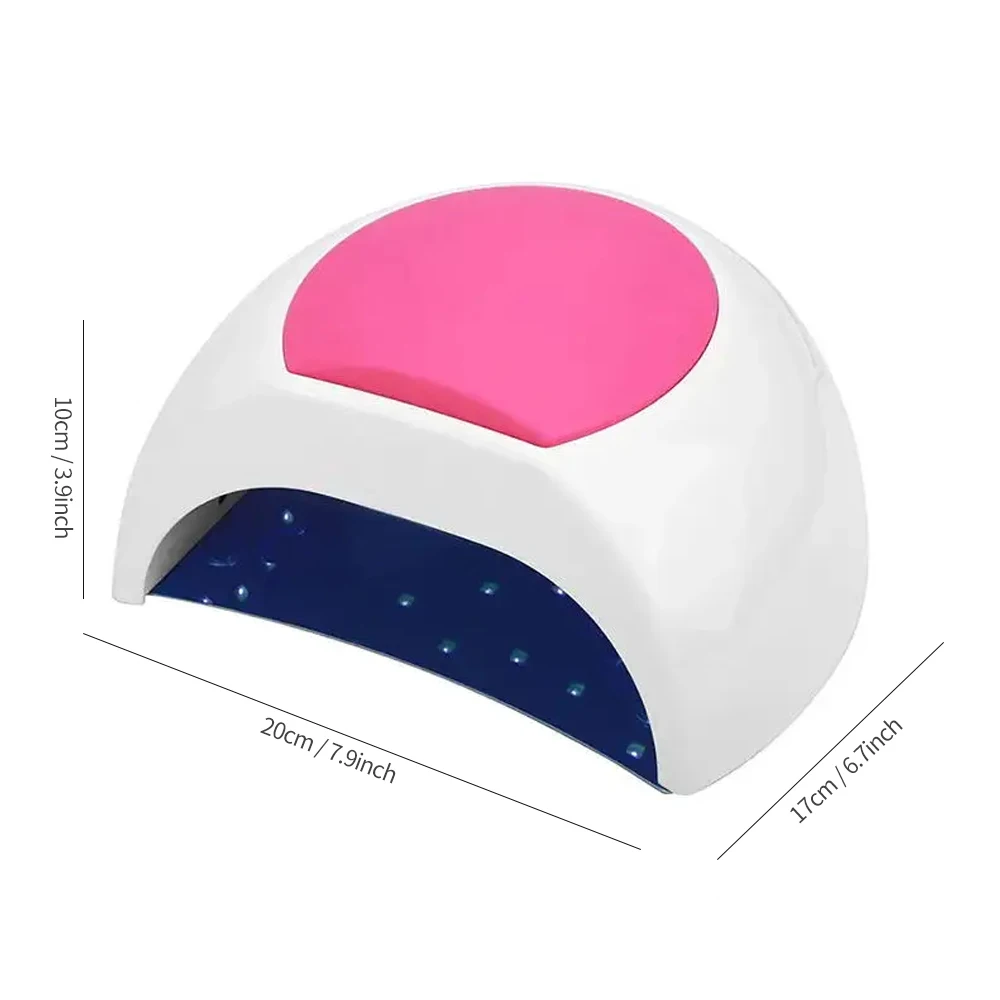 Sun2C Nail Lamp 48W Gel Polish Dryer Pedicure Light Manicure Lamp Nail Art Gel Dryer Machine LED UV Nail Lamp Not Black Handed