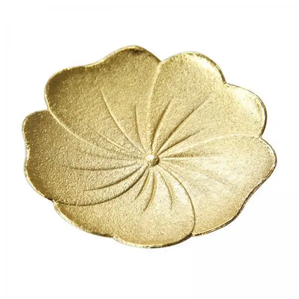 Heat Resistant Copper Drink Coasters Embossed Round Cup Pads Easy Clean Table Protectors for Coffee Tea Wine