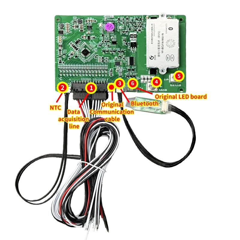 For NIU Smart BMS LiFePo4 NQi N1S M1 U1 Original Lithium Battery Protection Board for Electric Bike with Bluetooth