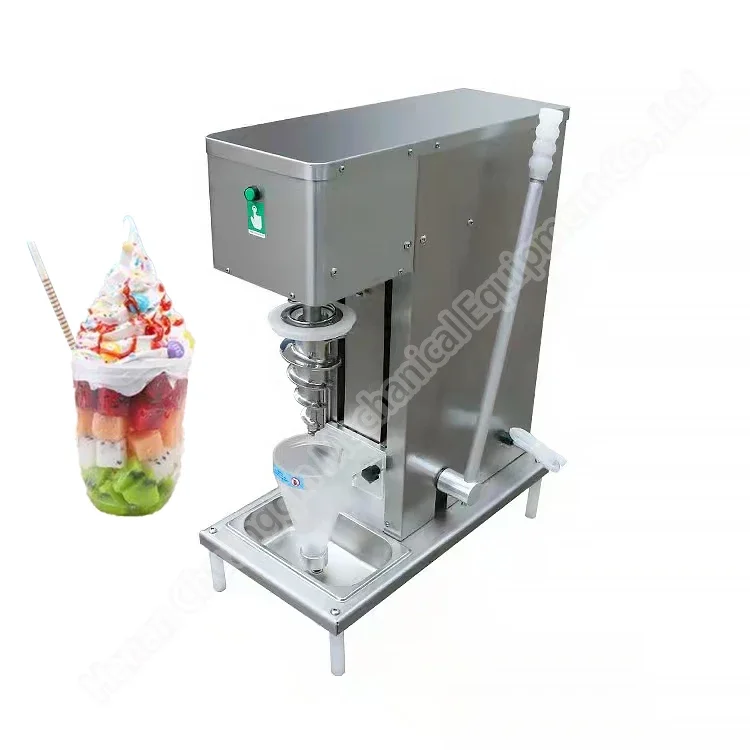 YyhcSwirl Yogurt Ice Cream Swirl Drill Machine Soft Ice Cream Blender Machine Flurry Cup For Ice Cream Portable Blender