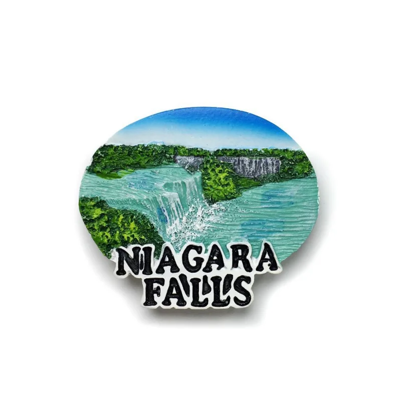 شلالات نياجرا الولايات المتحدة الأمريكية كندا تذكارية مغناطيس الثلاجة ثلاثية الأبعاد الراتنج Imanes Nevera Aimants مغناطيس الثلاجة للثلاجة عناصر ديكور المنزل لطيف #1