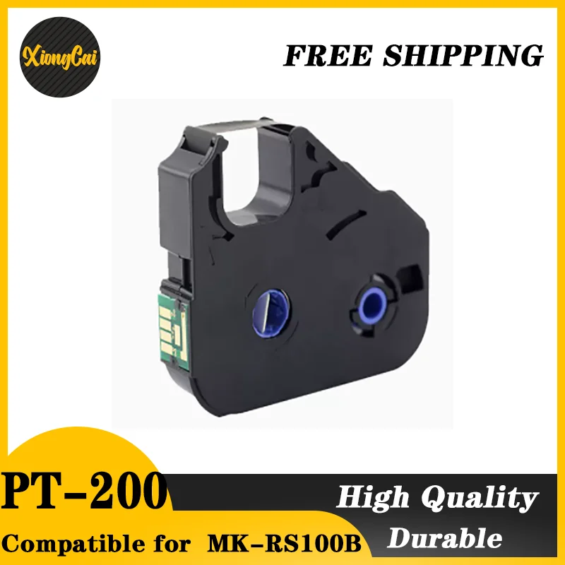 

10PK PT-200BK 3604B001, кабель для идентификационной печатной машинки, MK-RS100B, Mk1000, Mk2000, Mk1500, MK2500, чернильная лента