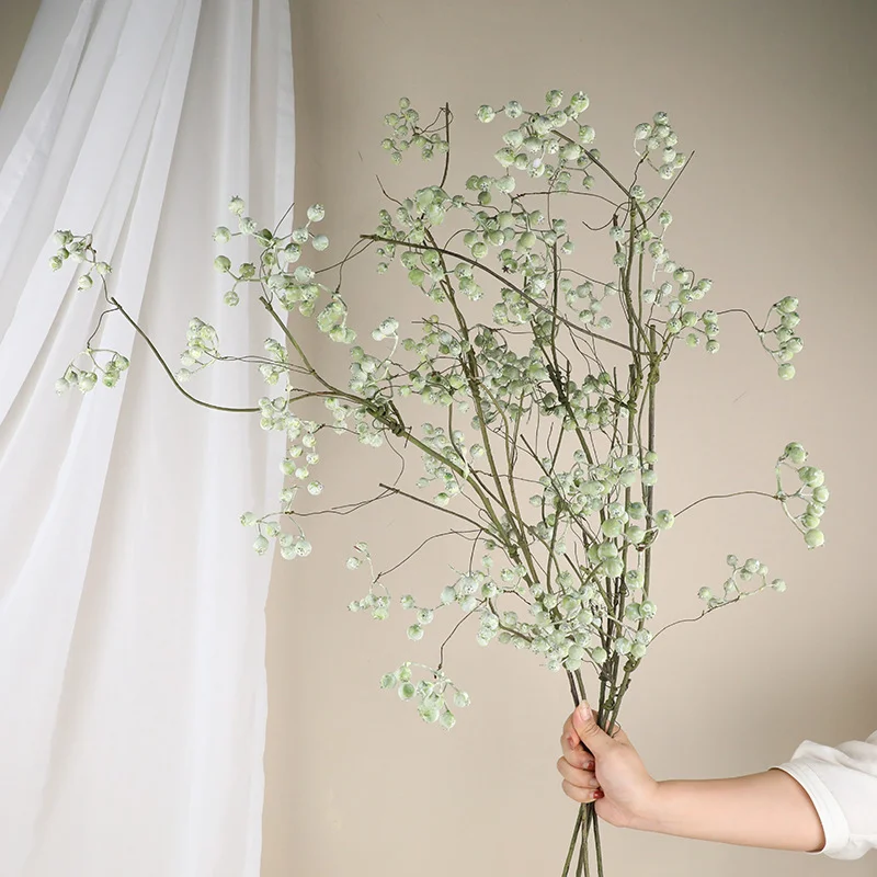 Realistic Artificial Ivy Vine Plant with Lush Green Foliage Plastic Indoor/Outdoor Christmas Garland Chinese-style floral materi