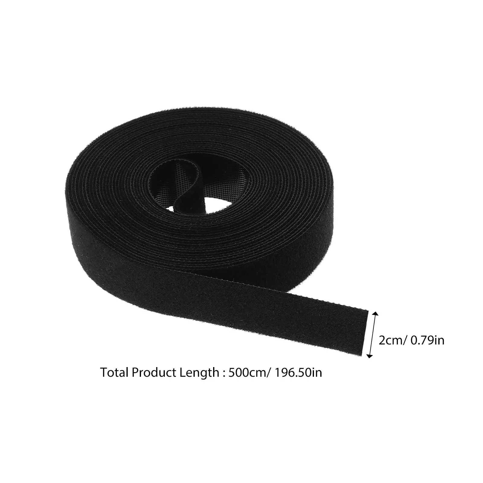 1 Roll Hook and Loop Cable Strap Strong Polyester Wire Bundling Strap Cord Organizer Cable Management Wire Protector