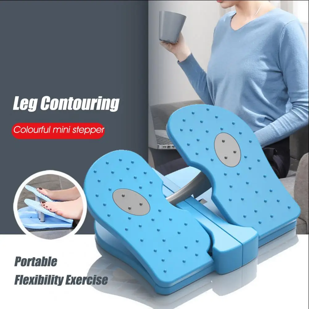 Mini Stepper Strong Frame Detachable Resistant Nonslip Stovepipe Ergonomic Design Leg Exercisers Peddle Foot Stepper for Indoor