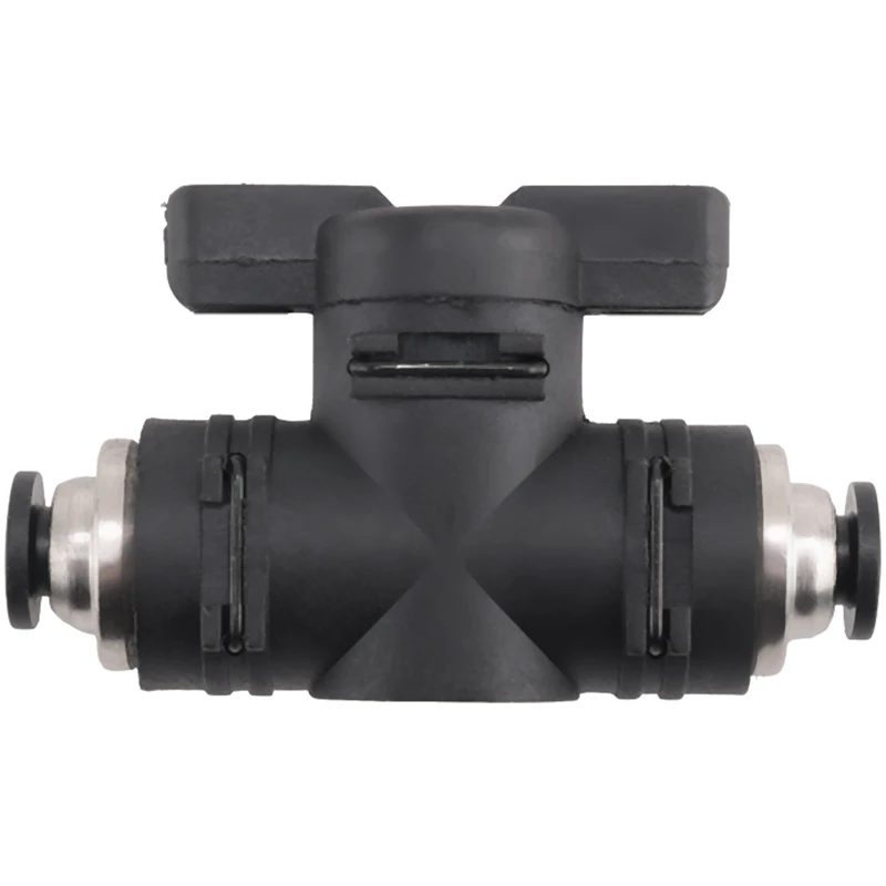 4Mm Push Connect Valve Ball Valve 4Mm Air Flow Control Valve Quick Connect Valve Tube Fittings 3 Pack Easy To Use