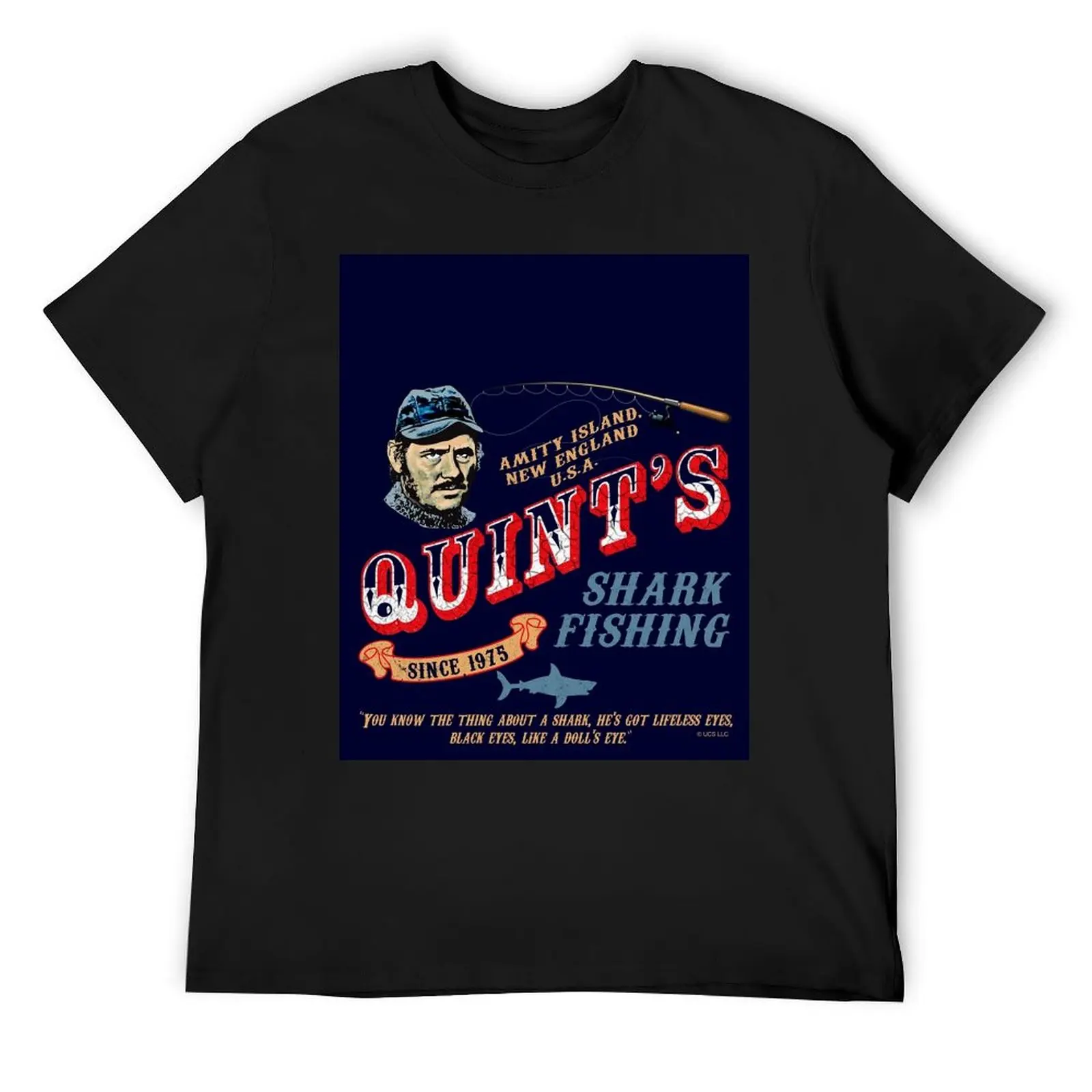 

Quint's Shark Fishing Wood (Universal  UCS LLC) T-Shirt