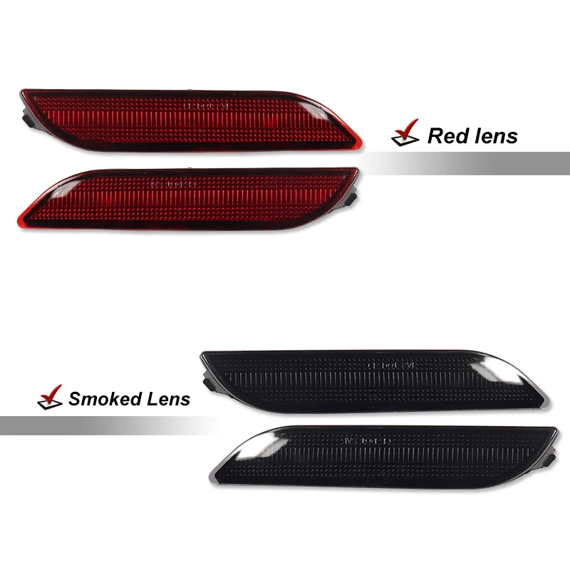 2PCS Rear Bumper Reflector Lenses For 2018-2026 Toyota Camry, 2023-2025 Lexus RX350, OE-Spec LH RH Assembly/No Bulb