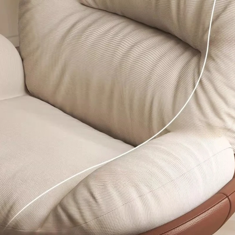 كرسي أريكة إبداعي حديث قابل للدوران، شرفة فاخرة ومريحة، كرسي مصمم أنيق، أثاث krzesello Designerskie