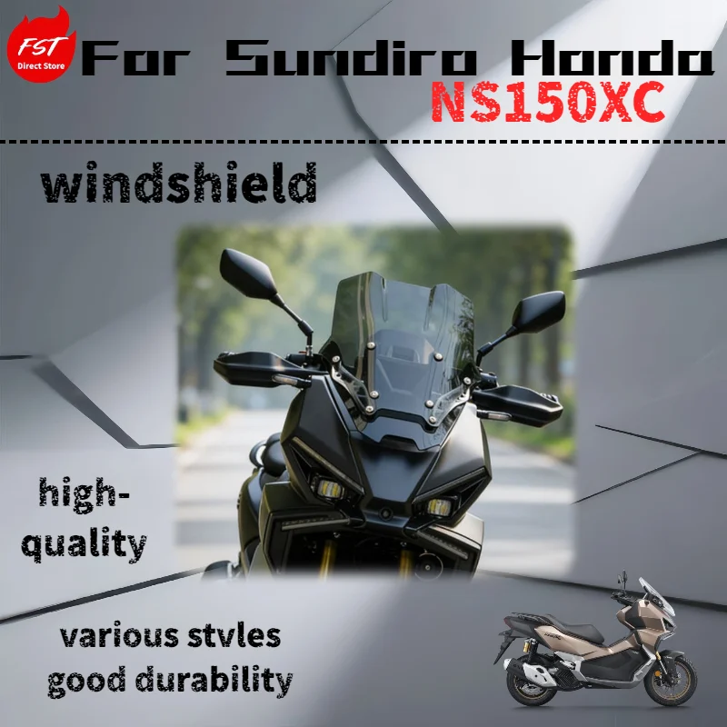 

For Sundiro Honda NS150XC, front windshield modification, racing-style low windshield motorcycle parts.
