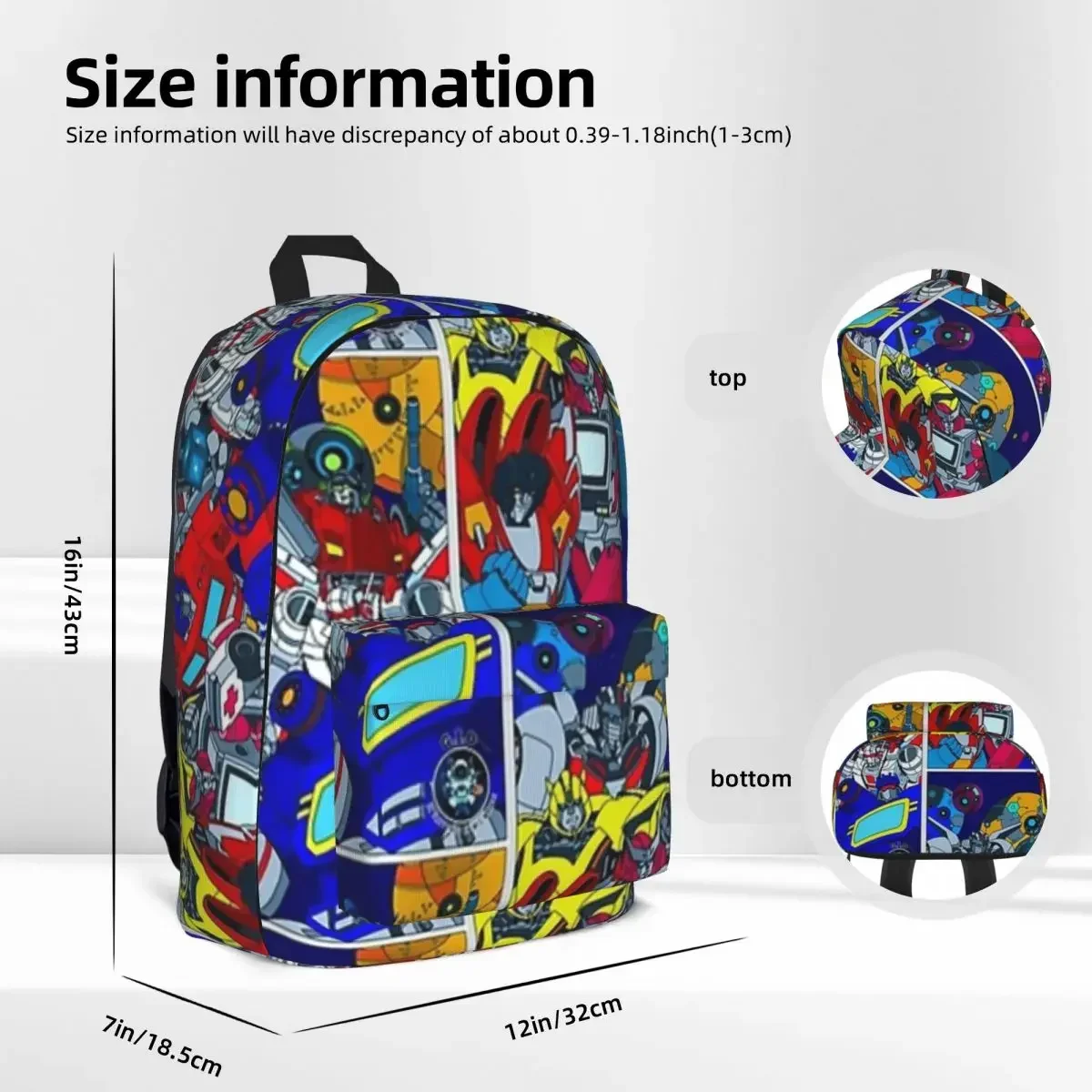 Plecak Transformers Casual Children School Bag Plecak na laptopa Plecak podróżny Plecak o dużej pojemności