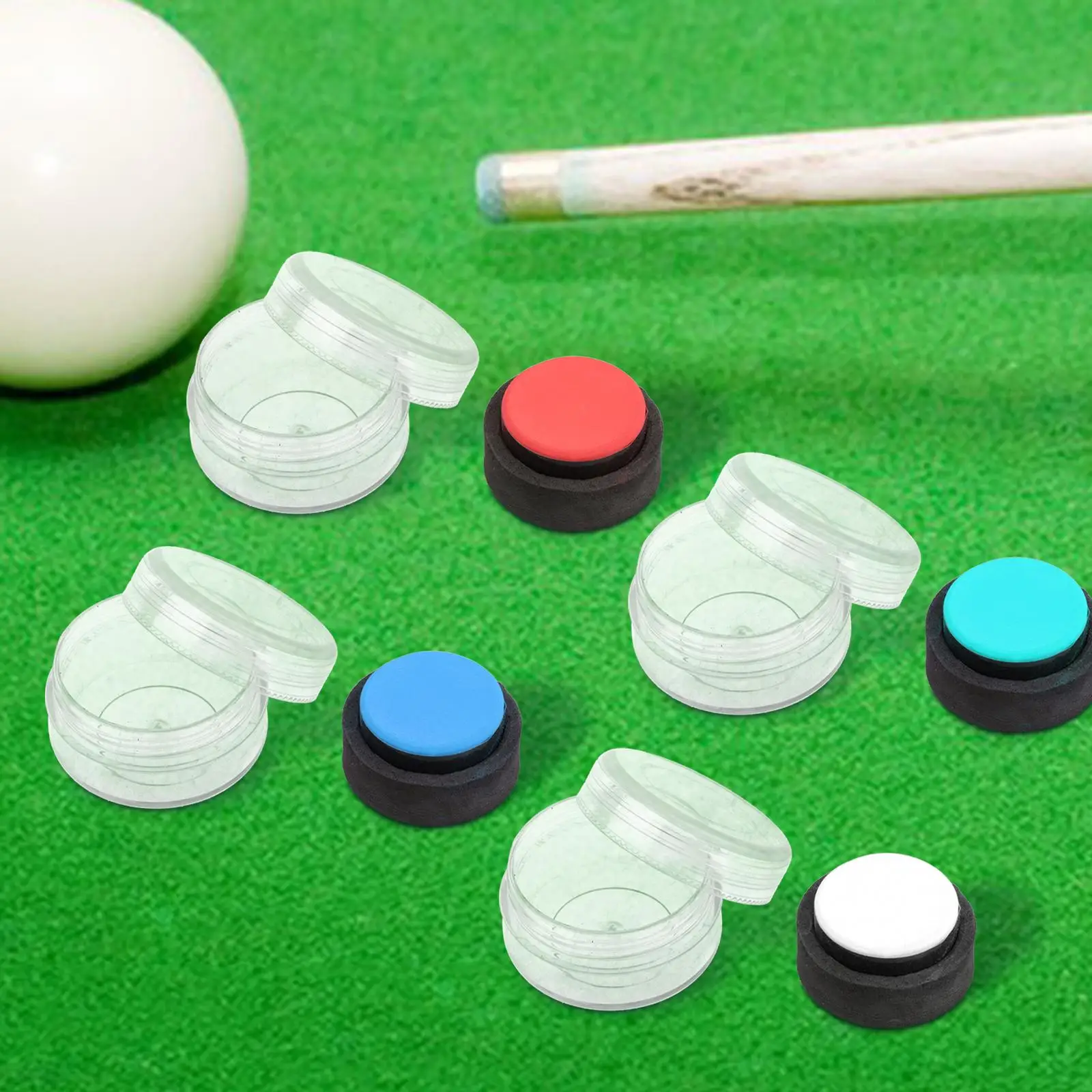 

Pool Cue Chalk Billiard Chalk High Performance Increase Friction Portable Practical Tournament Use Accessories for Club Home