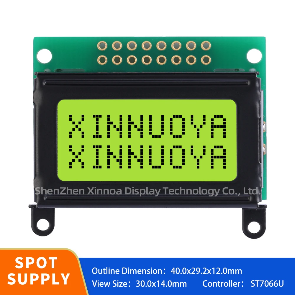 8x2 LCD module 0802 character display screen with yellow green positive display/yellow green Arduino factory direct sales