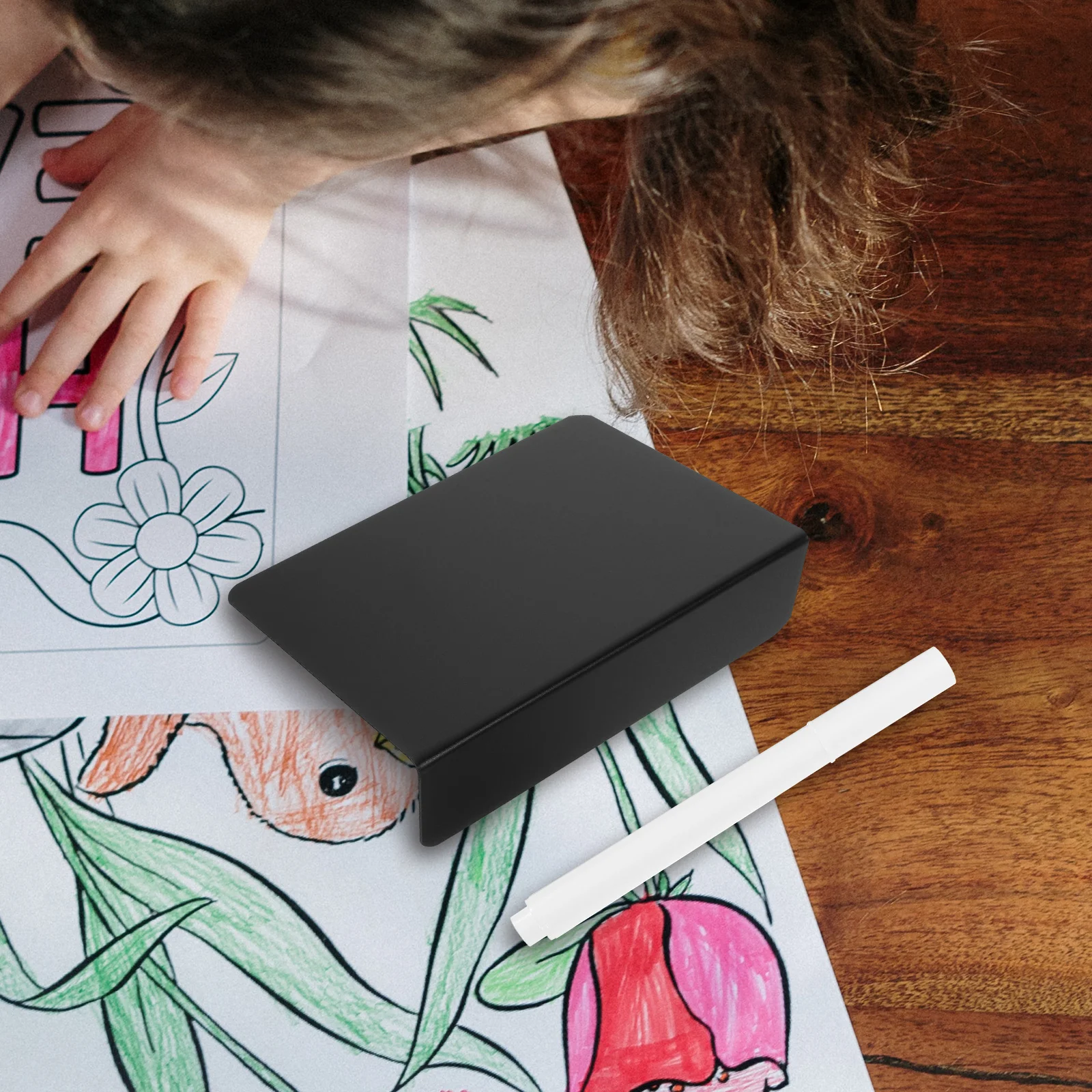 1Set Drawing Blackboards Compact Price Boards for Menu Display Chalkboard Signs Message Board Home Decor Writing Surface Desktop