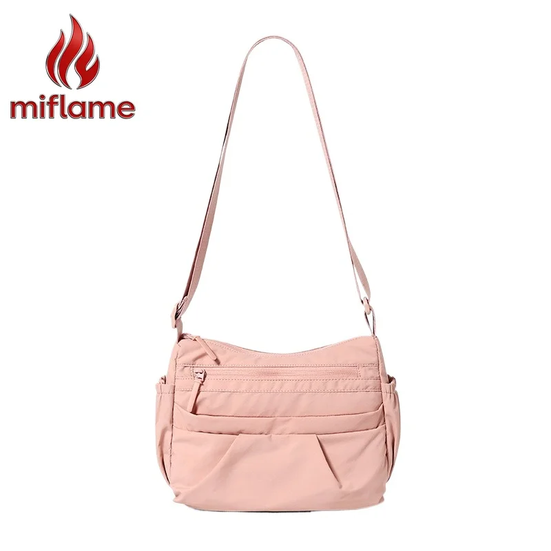 

Unisex Lightweight Japanese Style Underarm Crossbody Bag Minimalist Nylon Commuter Daily Travel Sling