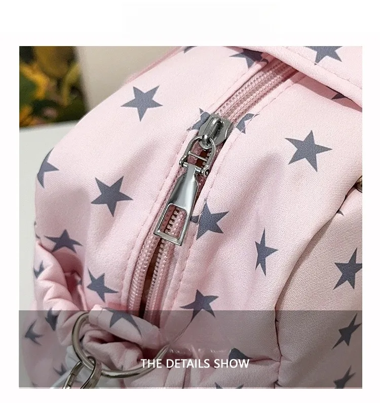Star Angel Wings Ita Bag Handtasche mit großem Fassungsvermögen, Umhängetasche für Mädchen, japanischer Stil, Anime-Themen-Pendlertasche, Handtasche zum Tragen über der Schulter – Detail 5
