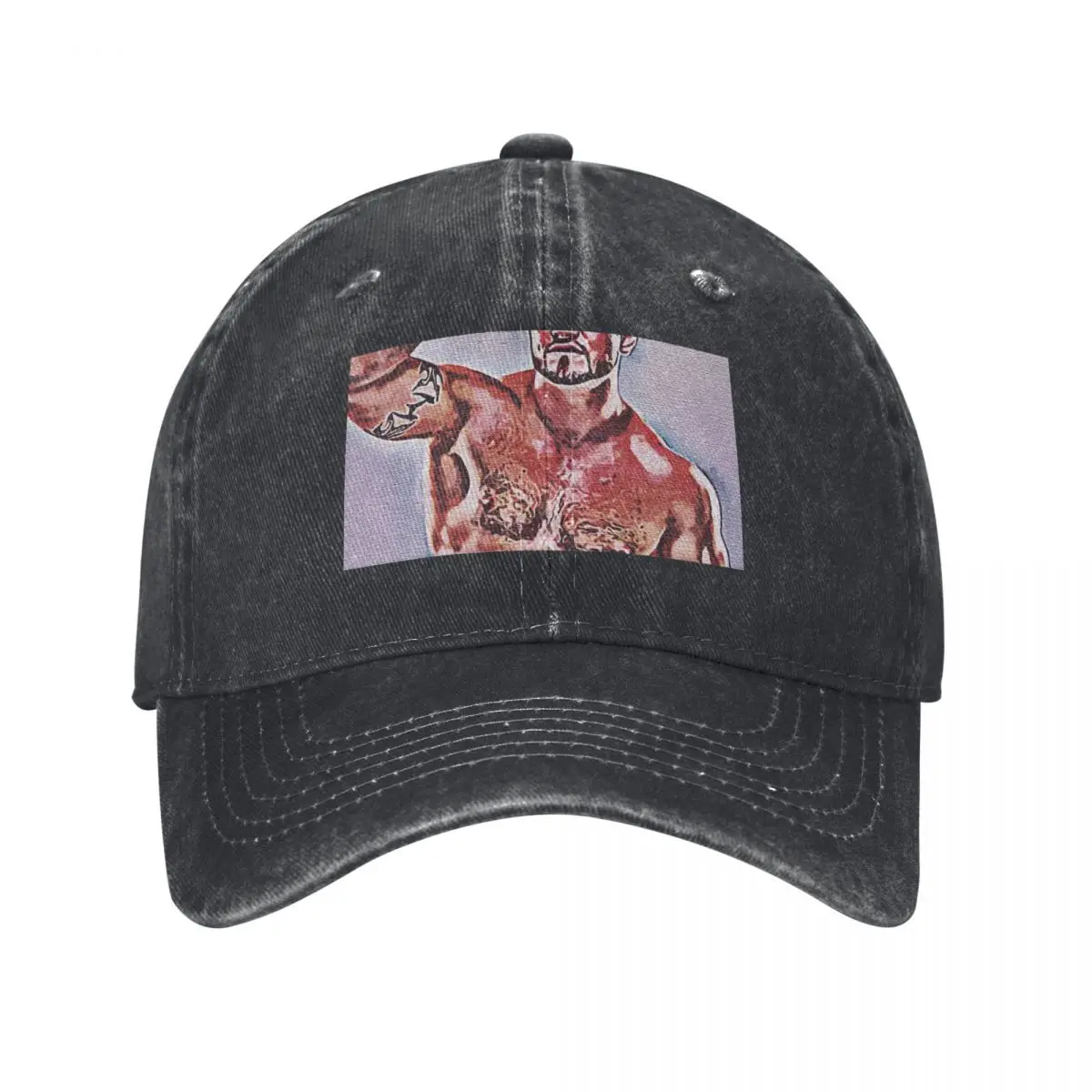 sexy Christmas guy, sexy santa, male erotic nude, male nude Baseball Cap Anime Sun Cap Women Beach Fashion Men's