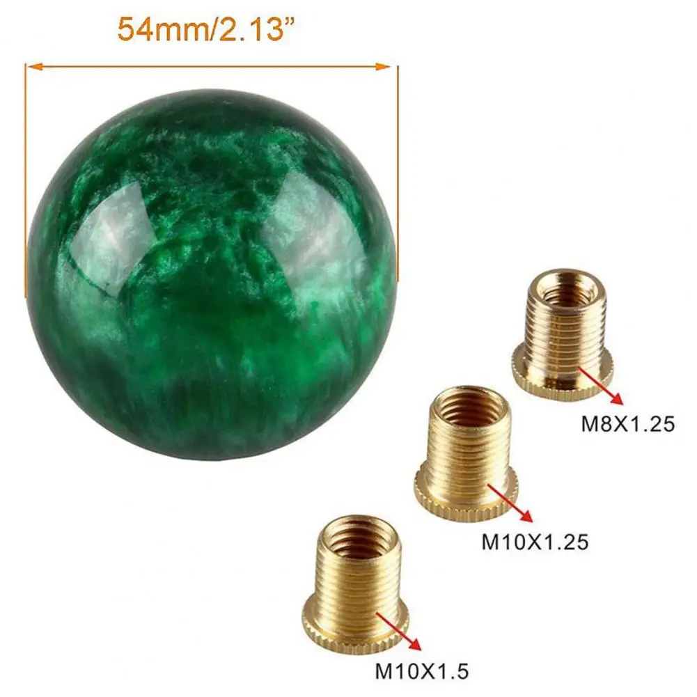 Dropshipping!!Gear Knob Ball Shape Anti-slip Acrylic Resin Universal Manual Gear Stick for Car