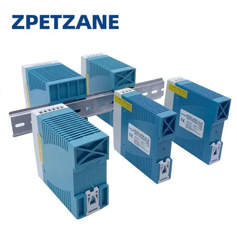 MDR-10W AC100-240V ingresso DC 12V 24V uscita sorgente industriale Mini interruttore su guida DIN trasformatore di tensione di alimentazione