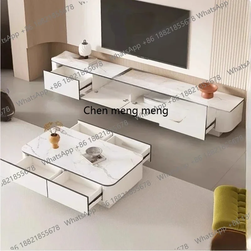 

E136 Extended Glossy TV Stand Drawers Glass Modern Modern TV Stand Black Television Meuble Television Salon Living Room Furnitu