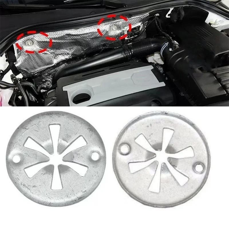 Car Engine Compartment Insulation Cover Firewall Iron Sheet Clip For Volkswagen Audi Ford VW Changan Auto Hood Metal Fastener