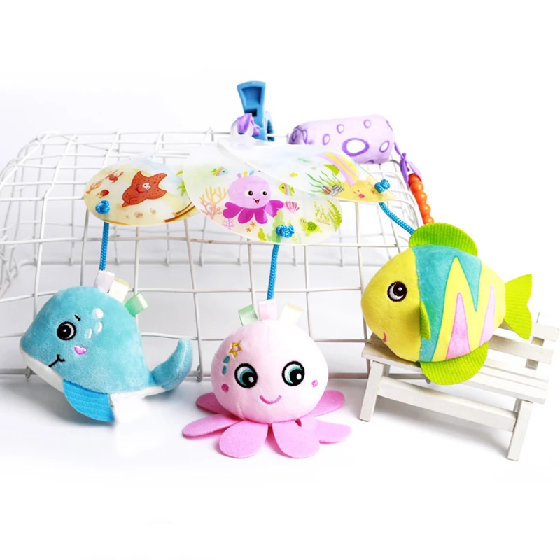 Multi Functional Baby Wind Chime Box-packed Car Bed Hanging Toys Baby Rattles for Newborn 0-18Months