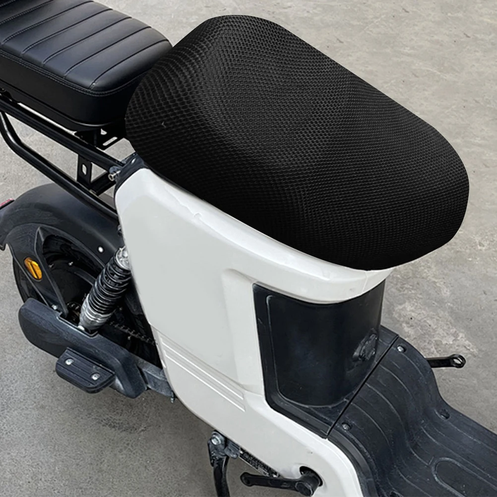 

Insulated Mesh Motorcycle Seat Cover Breathable Cushion Protective 3D Netting Long Lasting Anti Wear Polyester Material Easy