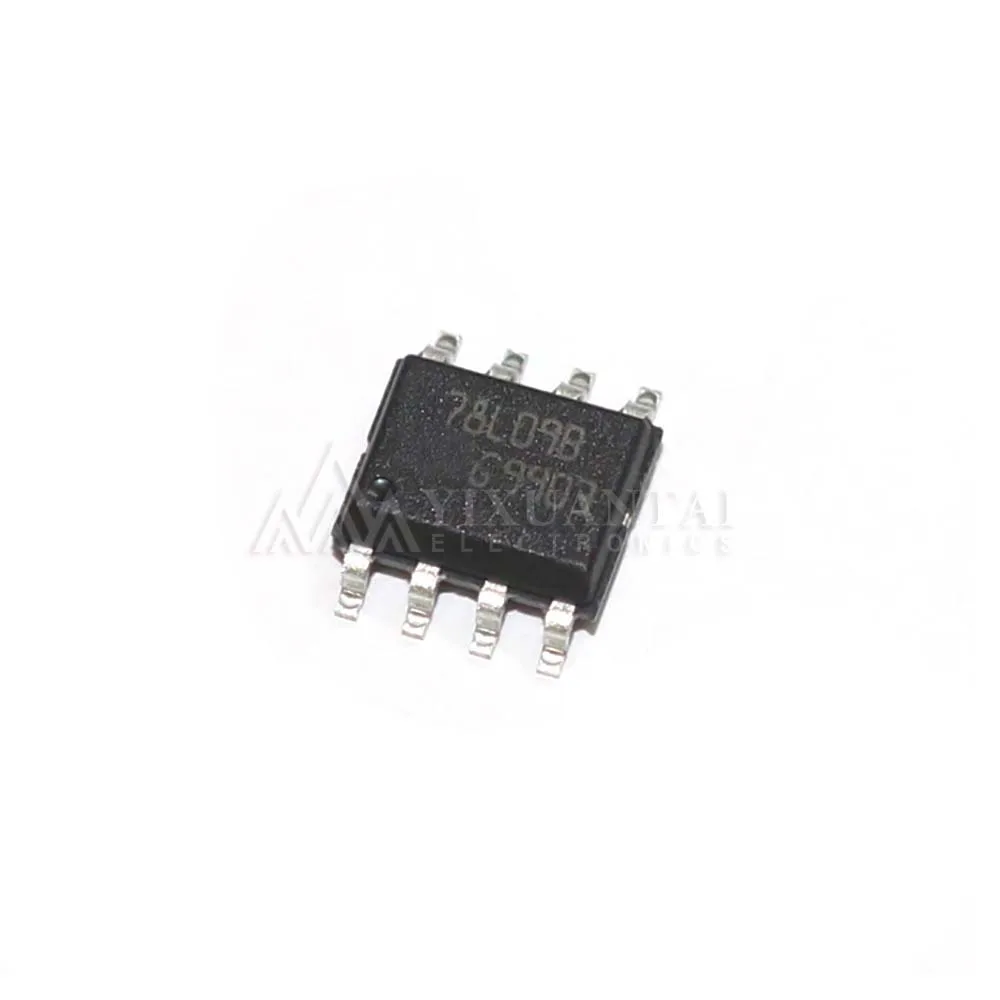 10pcs L78L09ABD13TR 78L09B L78L09 SOP-8 Standard Regulator Pos 9V 0.1A 8-Pin SO N T/R New orignal in the stock YXT