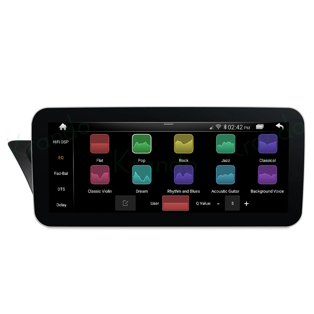 Krando Android 13.0 10.25'' Car Radio Player for Audi A4 A4L A5 2009 - 2015 Wireless Carplay Navigation GPS Playstore 4G SIM