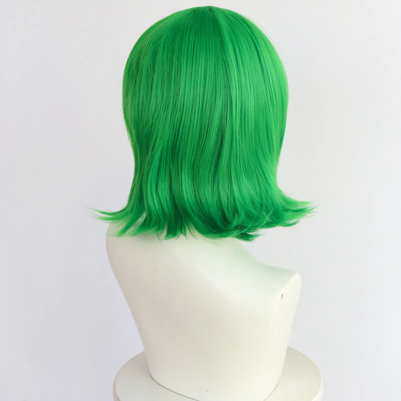 Movie Inside Out Disgust Cosplay Wig Green wig Disgust Cosplay Costume for Women Girl Halloween Christmas School Party Cosplay