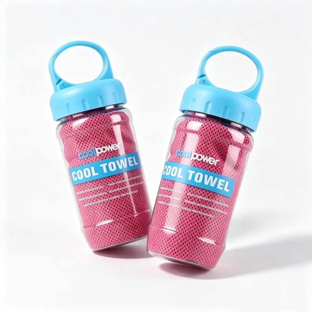 Portable Breathable Cooling Towel Ultra Soft Quick Drying Microfiber Towels Lightweight Sunstroke Prevention Ice Wipes Summer