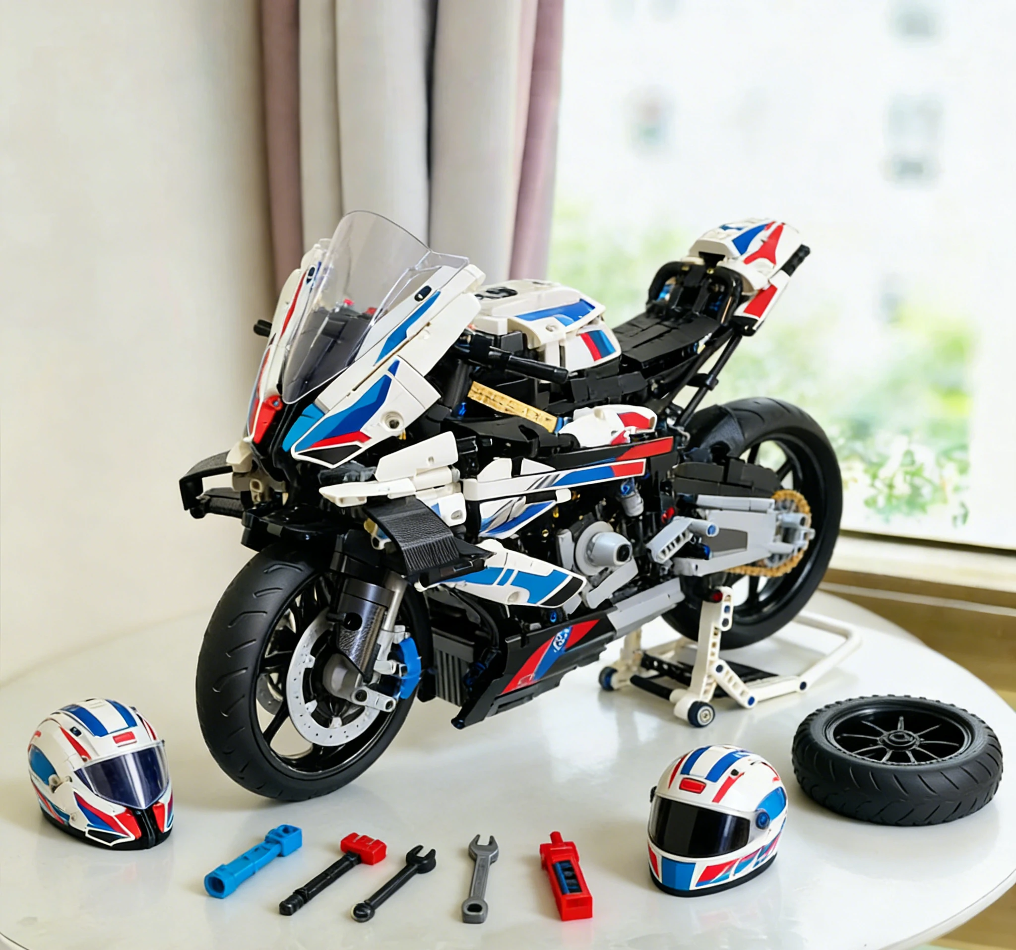 

В НАЛИЧИИ: Модель мотоцикла M1000RR, 1920 деталей, Тяжелый локомотив, Технологичный конструктор, совместимый с 42130, Строительные блоки MOC, Кирпичики, Игрушки