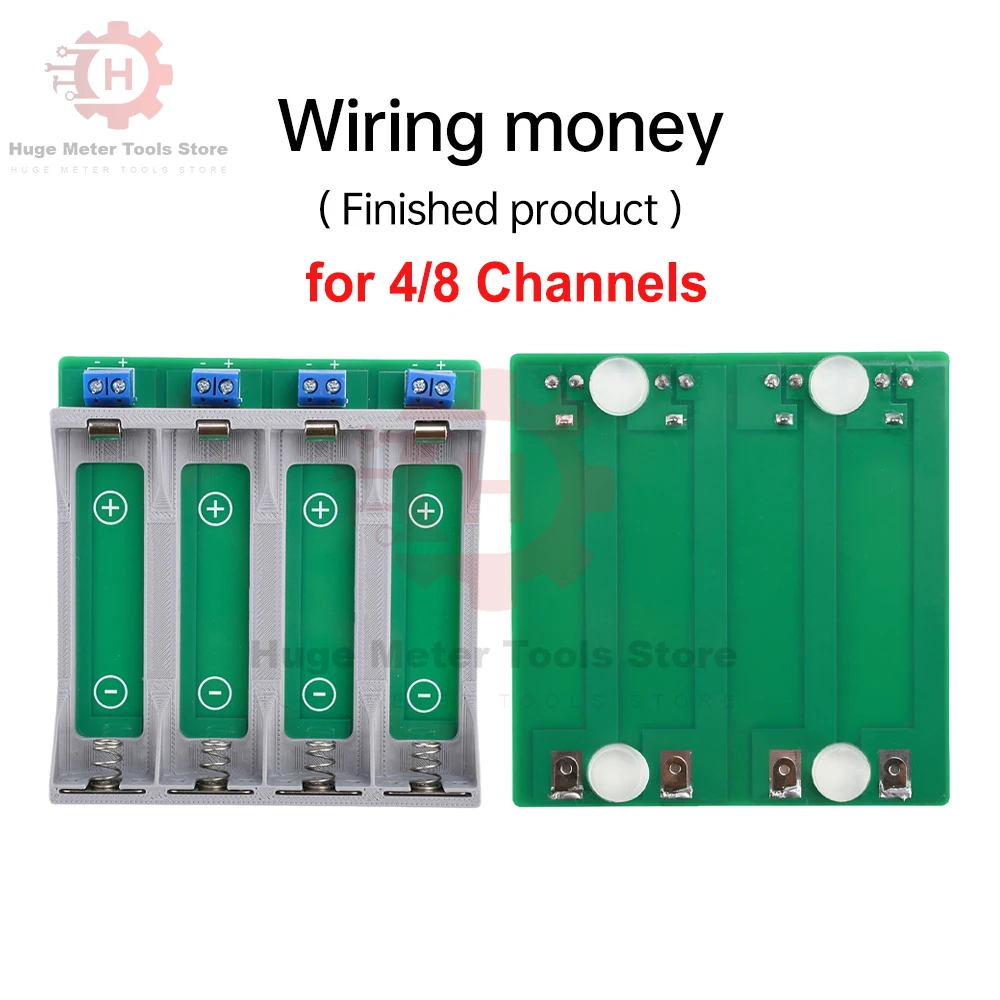 18650 Lithium Battery Capacity Tester Module 4*21700 Power Detector Tester Module Type-C Battery Test Stand for 4/8 Channels