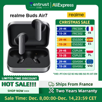 Global Version realme Buds Air 7 Wireless Earphone 52dB Active Noise Cancellation Bluetooth 5.4 Up to 52 Hours Battery Life