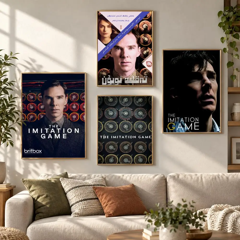The Imitation Game Cinema Classic Dramatic Mood Design Poster Aesthetic Art Print for Bedroom & Living Room Decor, Unframed