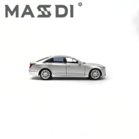 Authentic Die-Cast Cadillac CT6 - Black/Silver, Slide-Action Design, Micro-Scale Model, Kids' Toy & Adult Collectible