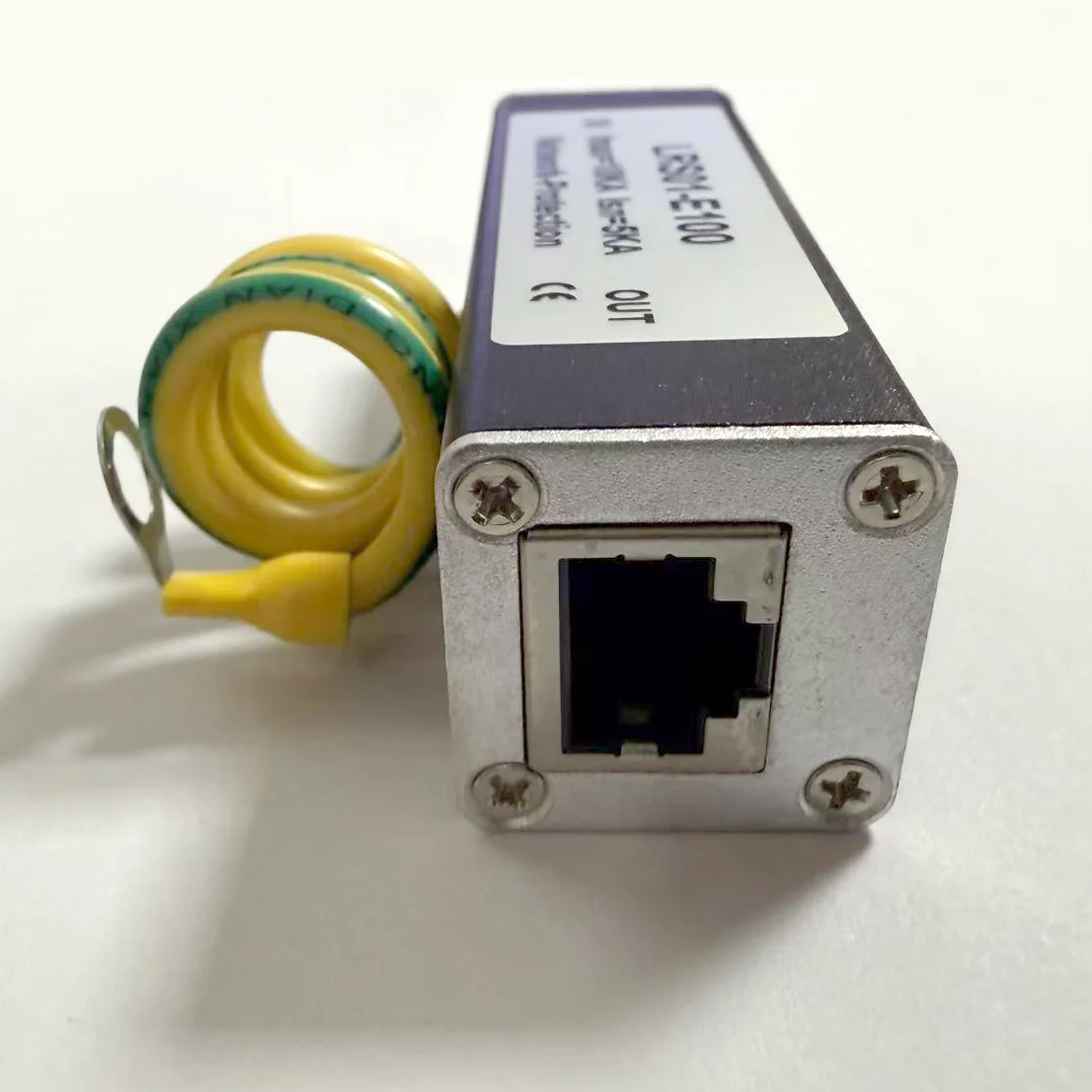 مانعة صواعق شبكة أحادية القناة LRS01-E100 مانعة صواعق إشارة شبكة إيثرنت مانعة الصواعق